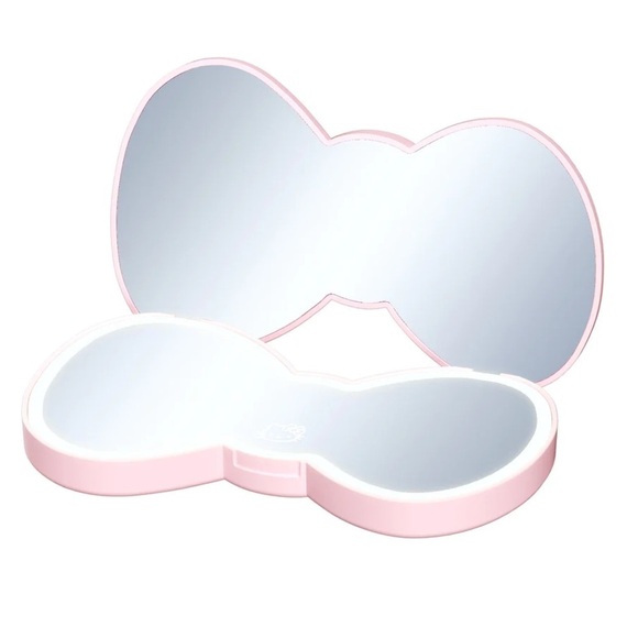 Hello Kitty Bow LED Mini Compact Mirror - Picture 2 of 12